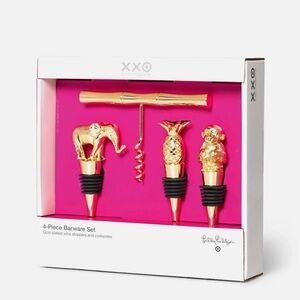 Lilly Pulitzer 4-PIECE BARWARE SET Target Limited Edition - NEW!